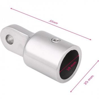 Bimini Boat Top Cap Fitting 19-22mm 316 Stainless Steel Eye End