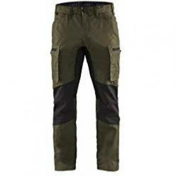 Da Lavoro Stretch 1459 Verde Kaki/Nero 3XL – Fr(54) – Se(c60) – Corti