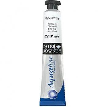 Triplet de tubes d'aquarelle Daler-Rowney Aquafine Watercolour, couleur Blanc de Chine, 8 ml