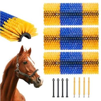 VEVOR Veeborstels en Schrobbers – Set van 3 met 6 Schroeven – 20x7,5 in