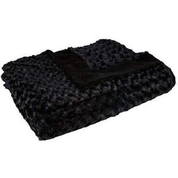 Plaid en fausse fourrure bouclée