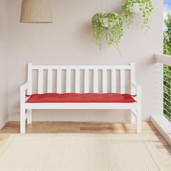Coordinador de Asiento en Jardín: Cojín VidaXL Rojo, 150x50x7 cm
