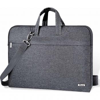 Voova Waterproof Laptop Sleeve Case with Shoulder Straps & Handle for MacBook/Acer/Asus/Dell