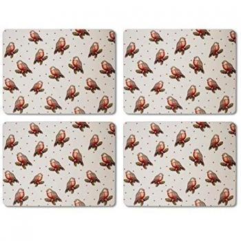 Holiday Scarlet Robin Placemats Bundle