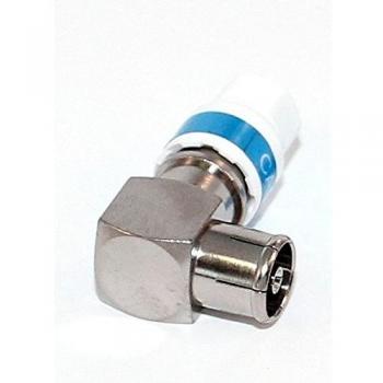 Connecteur femelle à angle droit Coax113 90 ° IEC