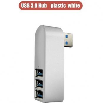 Hub USB rotatif 4 ports avec adaptateur de câble