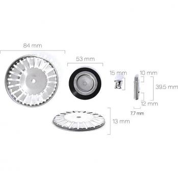 Filtro Tapón Colador de Agua – Acero Inoxidable 304, 78‑84 mm