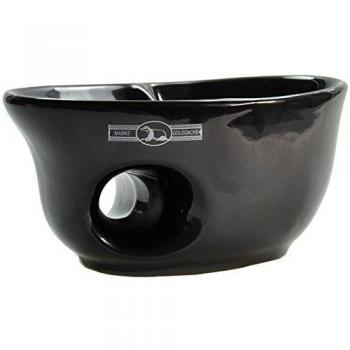 Golddachs Bowl Tiegel für Rasiermittel Black 1 St