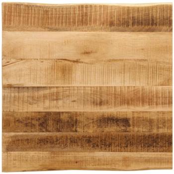 VidaXL Solid Wood Live Edge Table Top 80x80x3.8 cm Mango