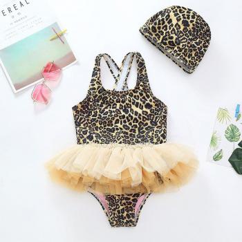 Leopard Tutu Swimwear for Kids