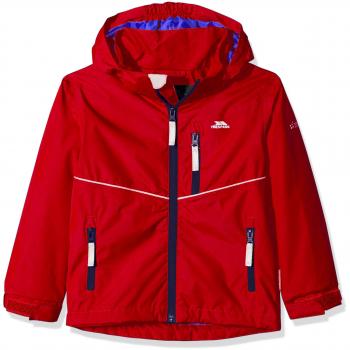 Hattrick Junge Jacke Rot – Abnehmbare Kapuze – Größe 7/8