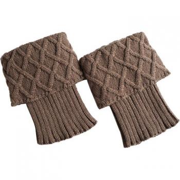 Couverture tricotée à carreaux pour hiver