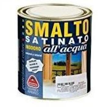 Smalto Satinato Boero Giallo Caldo per Interni ed Esterni 0,125 Lt