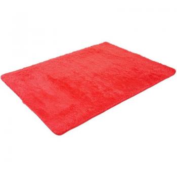 Tappeto Lungo Shaggy Rosso HHG 140x200 cm