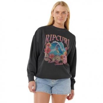 Rip Curl Fiji Heritage Crew Felpa Nera