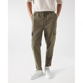 Salsa Jeans PANTALÓN CARGO JOGGER SLIM DE PUNTO VERDE