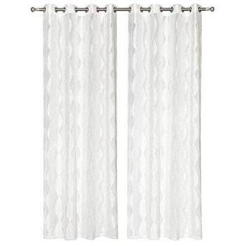 Rideau Élégance 2 pcs 140x280 Cm Oeillet Intérieur