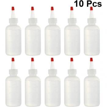 Home Essentials: 10pcs 120ML Squeeze Bottles with Scale