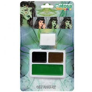 Maquillaje multicolor de bruja Bigbuy para Halloween