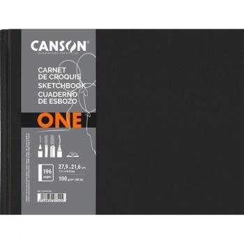 Cánvas Portátil CANSON ONE Negro 27.9 x 21.6 cm