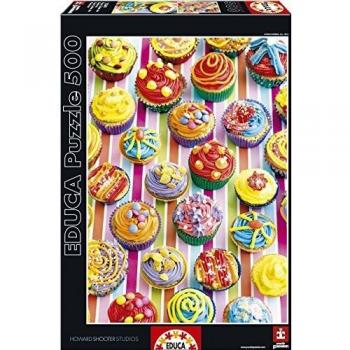 Howard Shooter Studio Cupcakes – 500 farbige Puzzleteile – Educa 15549