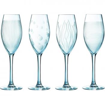 Club LUX Sektgläser 22 cl – 4‑er Pack