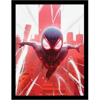 Poster Spider-Man dynamique encadré