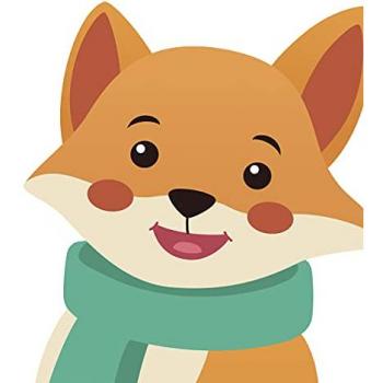 3D Fox‑Silhouette Papierserviette – FSC‑Mix, 33 × 33 cm (Magni)