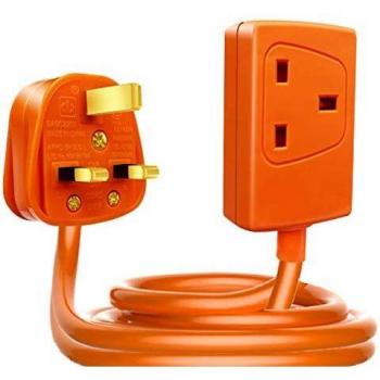 ExtraStar Fused 13A Extension Lead – 15 m, Orange