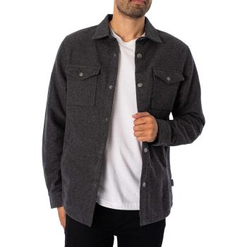 Carrbridge Grey Tailored Twill Overshirt – Size S
