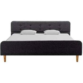 140x200 cm Light Grey Velvet Bedding Frame – VidaXL