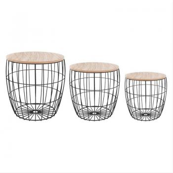Pack de 3 Tables Rondes