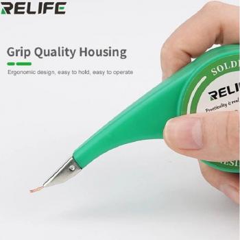 RELIFE – mèche à dessouder, buse anti-brûlure, largeur 1.5-3.5mm
