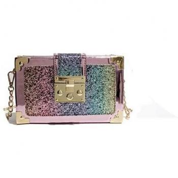 Popular Multicolor Sequins Handbag for Ladies
