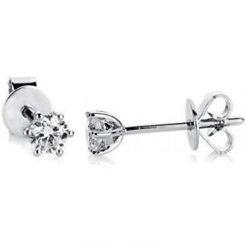 Brillanten‑Ohrstecker 2 Stück – 0,25 ct TW-si – 14 kt Gold