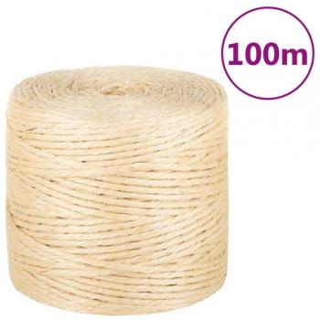 Corde en Sisal 4 mm 100 m