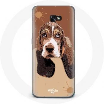 Samsung Galaxy A5 Case with Basset Hound Dog Face