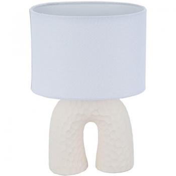 Lámpara de mesa VERSA arco cerámico