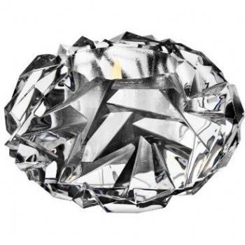 Orrefors Dressed Crystal Votive, Clear, Carat, 4.9 Inch