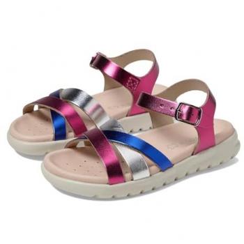 Leathery Pink Soleima Sandal from Geox, 29