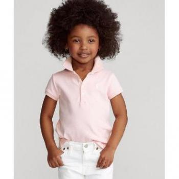 Colección Kids Ralph Lauren – Polo Rosa con Caballo Bordado