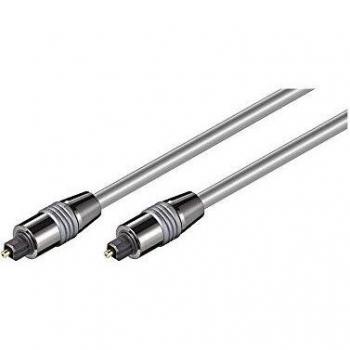 Cable óptico Goobay AVK 221-1000 10 m toslink Plata
