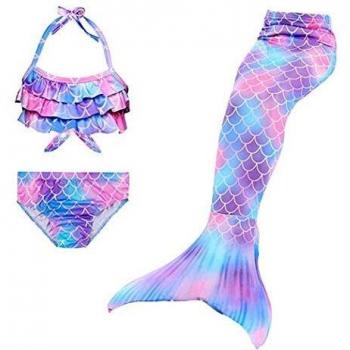 Bikini Sirena senza Pinna – Set 3 pezzi (DNFUN)