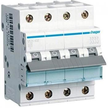 Miniature Circuit Breaker MCN432 4P C32A 6kA