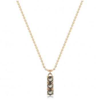 S'Agapò Dazzly: Collar Dorado con Cristales
