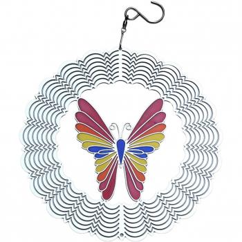Sparkling Steel Wind Spinner