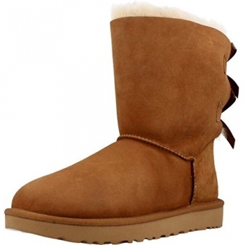 UGG 1016225 Women Bailey Bow II Chestnut Winter Boot US Size 7
