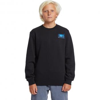 Felpa Quiksilver Graphic Nera 10 Anni