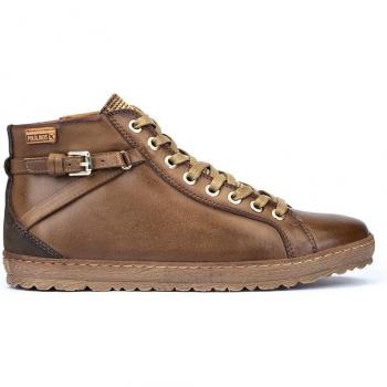 Baskets en cuir Pikolinos Lagos 901-7312C6 Olive pour femme