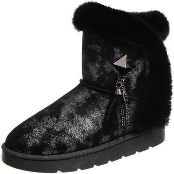 Bottes d'hiver pour femmes en cuir camouflage